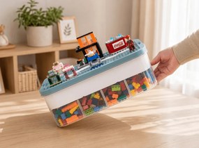 Cutie de depozitare pentru constructii BRICK VAULT 31x30x22 cm, 3 etaje