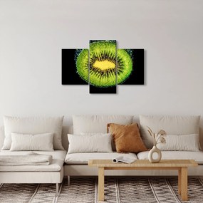Tablou - detailu cu kiwi în apă (90x60 cm)