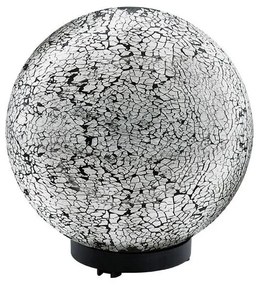 EGLO 91638 - Lampă de exterior TERRALUNA 1, 1xE27/18W, negru / alb, IP44