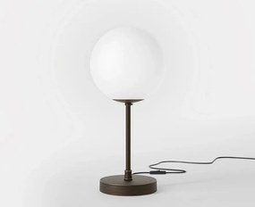 Lampa de masa din alama si sticla Musa