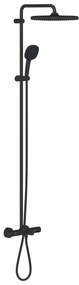 Grohe Vitalio Comfort set cada si dus perete cu termostat da negru 269842431