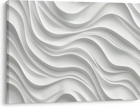 Tablou - Valuri Albe 3D (70x50 cm)