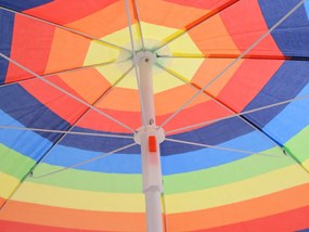 Umbrela de soare COLORFUL STRIPES 180 cm, colorat