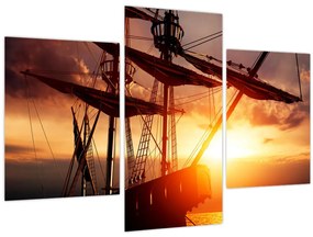 Tablou - Navă de pirați veche (90x60 cm)