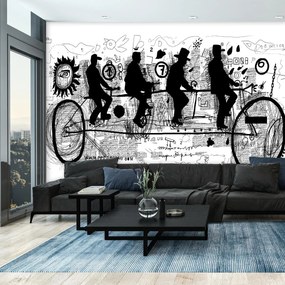 Fototapet - Street art - în trecere (147x102 cm)