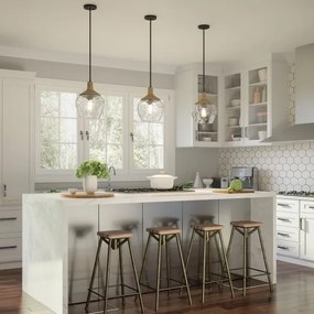 Lustră pe tijă Quoizel QZ-ROYER-1P-MBK ROYER 1xE27/60W/230V d. 30,2 cm