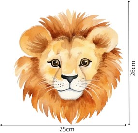 PIPPER. Autocolante pentru mobilier „Animale în acuarelă”