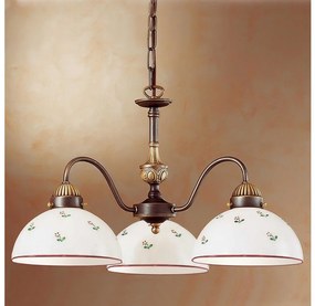 Lustră pe lanț Kolarz 731.83.69 NONNA 3xE27/75W/230V roșu