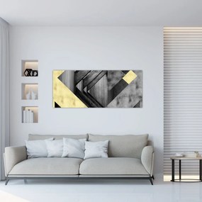 Tablou - Textura forme (120x50 cm)