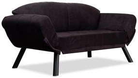 Canapea două locuri Genzer (Negru). 1072068