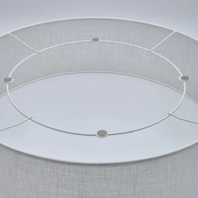 Plafonieră SIRJA 2xE27/60W/230V, Ø 45 cm, albă