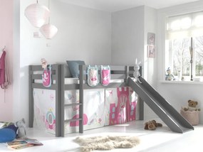 PINO PAT SEMI-INALT cu slide, perdea și 3 buzunare Princess.