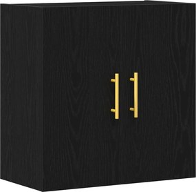 vidaXL Cabinet suspendat Stejar Negru 60 x 31 x 70 cm Lemn compozit