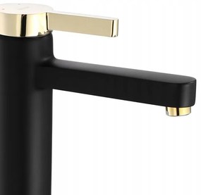 Baterie Polo negru/gold – H15 cm