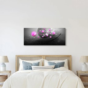 Tabloul cu bile roz (120x50 cm)