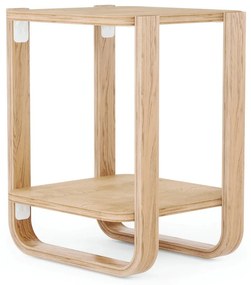 Măsuță auxiliară din lemn masiv de eucalipt 38x42 cm Bellwood – Umbra