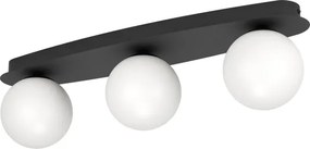 Eglo 902092 - Plafonieră LED pentru baie CASTROVIDO 3xG9/4,2W/230V IP44 neagră