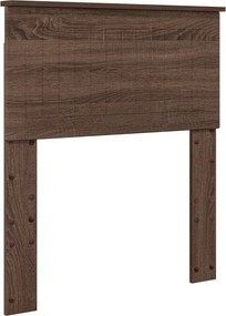 vidaXL Tăblie cap Stejar închis 75 cm Lemn compozit