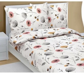 Bellatex Crepe lenjerie Makovice bej , 140 x 200,70 x 90 cm, 140 x 200 cm, 70 x 90 cm