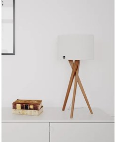 ByRydens 4002720-6002 - Lampă de masă VEGA 1xE27/8W/230V alb/stejar