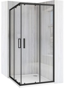 Cabina de dus Rea City 80x80 cm Black