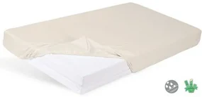 Matex Bamboo cearșaf impermeabil bej deschis, 70 x 140 cm