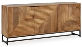 Comodă în culoare naturală din lemn de mango 170x79x40 cm Nereida – MOME