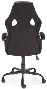 Scaun de birou Jensen negru/gri/rosu H125 cm JENSEN office chair, black / grey / red