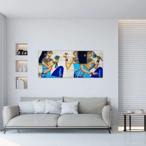 Tablou - Picturi egiptene (120x50 cm)
