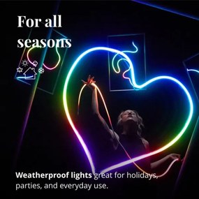 Bandă LED RGB dimabilă FLEX 200xLED 5m Wi-Fi Twinkly TWFL200STW-WEU