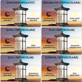 Outsunny Lampă Solară, Lumină Stradală în Aer Liber, Impermeabil  pentru Terasă, Grădină, Curte, Cale, 23.5x23.5x184 cm, Alb | Aosom Romania