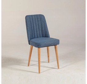 Scaun sufragerie Nidupo 4 (pin atlantic + albastru închis) . 1093072