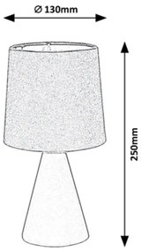 Veioza / Lampa de masa design modern Nalani 2694 RX