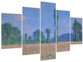 Tablou - Claude Monet, Poppy Field (Giverny), reproducere (150x105 cm)