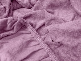 Cearsaf Frotir cu elastic EXCLUSIVE 200 x 220 cm roz
