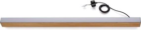 BRILAGI - Candelabru LED suspendat pe cablu GARDALINE LED/100W/230V stejar