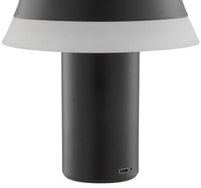 Brilliant KINICH lampă de masă LED reglabilă, tactilă, reîncărcabilă, 2,5W/5V, 2700K, negru