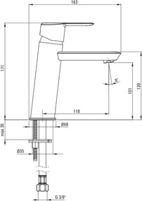 ARNIKA Baterie Lavoar - Finisaj Auriu Periat - BQA_R20M