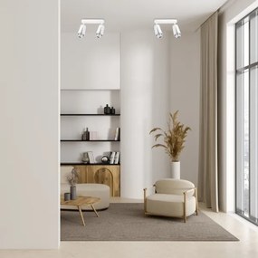 Spot FLOWER 2xGU10/8W/230V alb