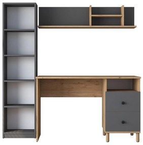Masă PC Halinka (Nuc + antracit) . 1102174