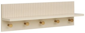 Cuier de perete bej cu raft 50 cm Rocca – House Nordic