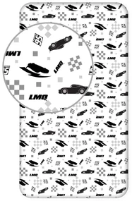 Disney Mașini LMQ cearșaf elastic 90x200 cm