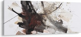 Tablou cu pictură abstactă (120x50 cm)
