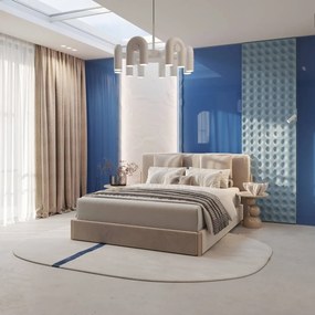 Saltea din spumă Ozone Therapy 180×200 cm, fermitate medie, 27 cm înălțime