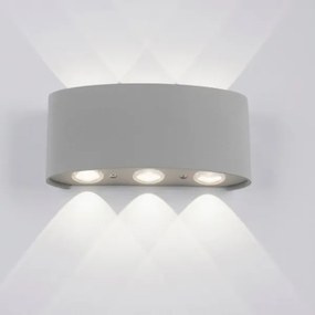 Aplică LED de exterior CARLO 6xLED/0,8W/230V IP54 Paul Neuhaus 9488-21