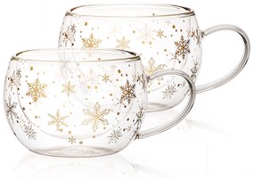 Pahare termo cappuccino 4Home Snow Hot&Cool270 ml, 2 buc.