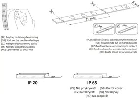 Banda LED 5m 36W 12V 4000K
