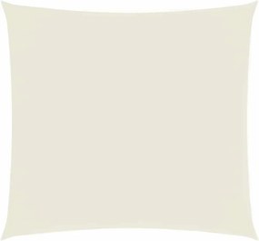 vidaXL Pânză parasolar, crem, 3x3 m, țesătură oxford, pătrat