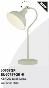 Veioza/Lampa de masa stil minimalist Xenon verde