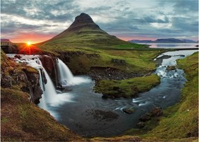 Tablou - Kirkjufell la apus (70x50 cm)